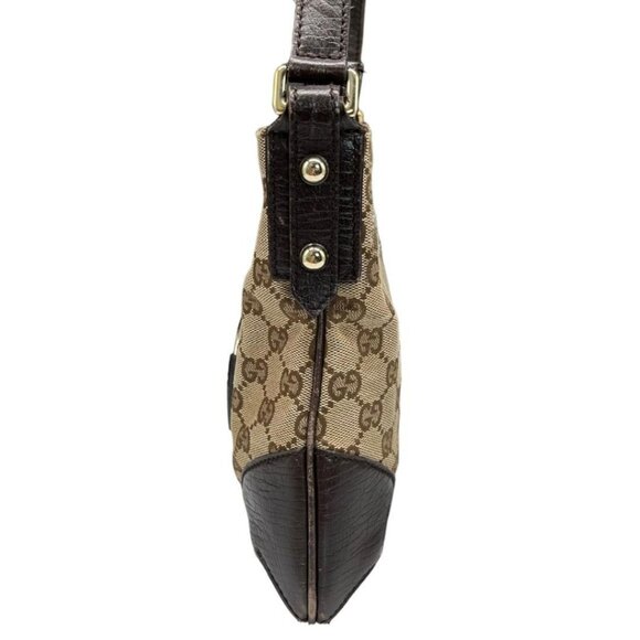 Authentic Gucci GG Supreme Web Canvas Hasler Sherry Shoulder Bag Horsebit Tote - Picture 4 of 9